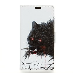 Totoose Sony Xperia Xa Case Skin Sony Xperia Xa Skin Built-in Stand Function For Sony Xperia Xa Wolf Leather