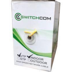 Switchcom C6-UTP-305-Y CAT6 - Utp Indoor Yellow Cable - 305M Solid Copper