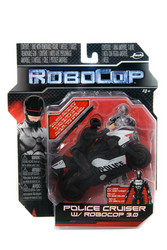 Robocop Pull Back Police Motocycle With Action Figure