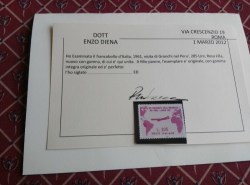 Visit Of Italian President In Argentina Uruguay And Peru Gronchi Pink Very Scare Certificate