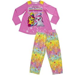 Hatchimals Little Girls' 2-PC Pajama Set Long Sleeve W pant Pink 4 5