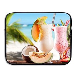 Water-resistant Laptop Bags Hami Melon Coconut Pitaya Juice Ultrabook Briefcase Sleeve Case Bags 13 Inch