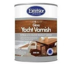 Excelsior Care 4 Wood Gloss Yacht Varnish Ebony 5LT