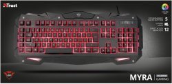 Trust Gxt 840 Myra Gaming Keyboard 3 Color Led Prices Shop Deals Online Pricecheck