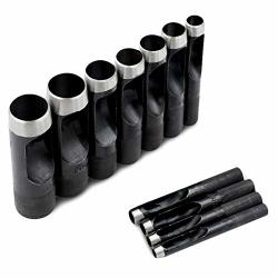 paper DIY 5pcs Utoolmart 2.5mm Leather Belt Puncher Gasket Hole Punching Hollow Hole Punch Tool Leather plastic cloth 