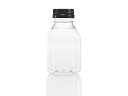 Empty Plastic Bottles Milk Container, 12 oz Bottles Mini Milk Jugs Juice  Water With Lids 12 Pk