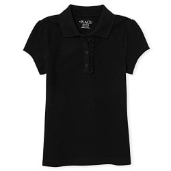 Tidal 3378 The Childrens Place Girls Little Uniform Short Sleeve Polo Small/5/6 