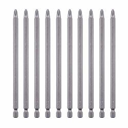 Rocaris 10 Pack 2 X 6" Cord Less Drill Phillips Screwdriver Bit Magnetic Tip Extra Long Set