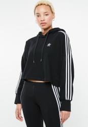 Adidas Originals Cropped Hoodie - Black