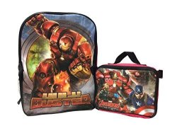 Marvel Avengers Age Of Ultron Large Backpack With Lunch Kit 1620