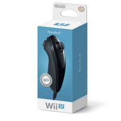 Wii U Nunchuk Controller - Black Boxed Nintendo Wii