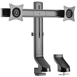 Eletab Dual Monitor Desk Mount Height Adjustable Fits 2 Computer