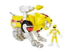 Fisher-Price Imaginext Yellow Ranger And Sabertooth Zord