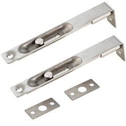Uhppote Stainless Steel Door Gate Bolt Latch Lever Action Flush Slide Lock Bolt 6 Inch Pack Of 2