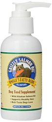 Grizzly Salmon Oil 359007 Grizzly Salmon Oil Pump-bottle For Dogs 4-OUNCE