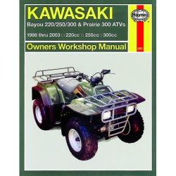 Haynes 2351 Kawasaki Bayou & Prairie Atv's 1986-2003
