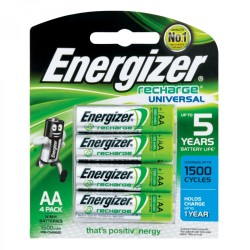Energizer Recharge Aa 4 Pack 1500 Mah