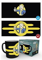 Fallout 4 - Ceramic Coffee Mug: Heat Changing Vault Boy