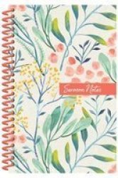 Sermon Notes Journal Floral Spiral Bound