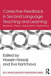 Corrective Feedback In Second Language Teaching And Learning Esl & Applied Linguistics Professional Series
