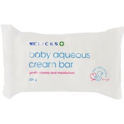 Clicks Baby Aqueous Cream Bar 200G