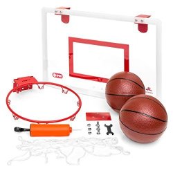 Best Choice Products Hangable MINI Basketball Board W Hoop Ball Pump Tools