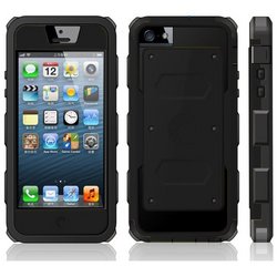 I-Blason Armorbox For Apple Iphone 5c Dual Layer Hybrid Full-body Protective Case With Front Cover And Built-in Screen Protector And Impact Resistant Bumpers Black