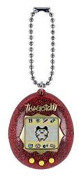 Tamagotchi Electronic Game Red Glitter