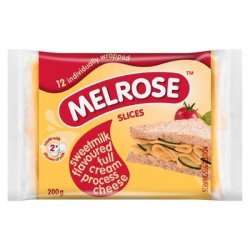 Processed Sweetmilk Cheese Slices 200G