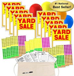 Yard Sign Kit With Pricing Stickers And Change Apron A504Y