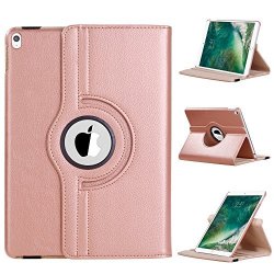 Ipad Pro 10.5 Inch Case Elv Ipad Pro 10.5 Inch 2017 Case Cover Full Body Protection Pu Leather Folio 360 Degree Rotating Stand For