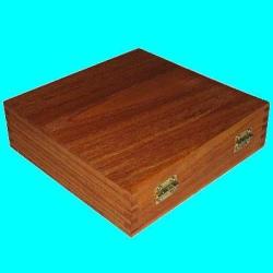 Wooden Box With Hinged Lid Size 16