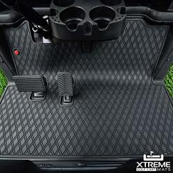 Xtreme Mats Ezgo Rxv Golf Cart Mat Full Coverage Floor Liner - Only Fits Ezgo Rxv 2008+ & 2FIVE 2009+ - All Black