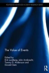 The Value Of Events Hardcover