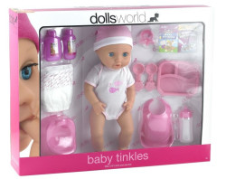 Dolls World Baby Tinkles 38cm Girl Doll