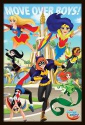 DC Super Hero Girls Poster With Black Frame