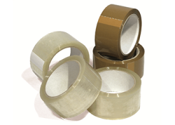 Packaging 48mm X 100m Clear Tape Or Buff Tape 6 Rolls