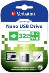 Verbatim Store 'n' Stay Nano 32GB USB 2.0 Flash Drive