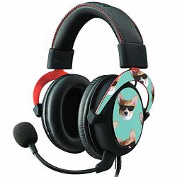 Mightyskins Skin Compatible With Kingston Hyperx Cloud II Gaming Headset - Cool Corgi Protective Durable And Unique Vinyl Decal Wrap Cover Easy