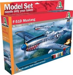 Italeri - 1 72 086 P-51d Mustang Model-set