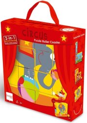 Pre-school Puzzle And Roller Coaster Circus
