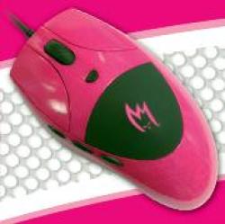 Zykon Z1 Lazer 7 Button S Gamers Mouse Ladies Edition USB Interface Colour: Pink Retail Box 1 Year Warranty