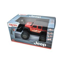 Taito Taiyo Radio Control 1:22 Jeep Wrangler Red