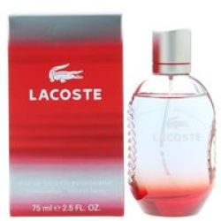 Lacoste Red Edt 75ML - Parallel Import