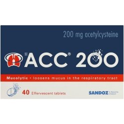 ACC 200 Effervescent Tablets 40 Tablets