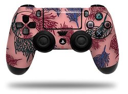 Vinyl Skin Wrap For Sony PS4 Dualshock Controller Floating Coral Pink Controller Not Included