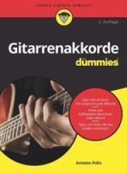 Gitarrenakkorde Fur Dummies 2E German Paperback 2. Auflage