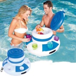 Inflatable Ice Bucket Inflatable Pool Float Pool Swimming Floating Pool Inflatable Toys Inflatable Drink Beer Holder Pool Table
