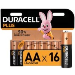 Duracell Plus Aa Alkaline Batteries - 16 Pack