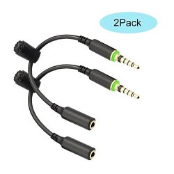Seadream 2PACK Replacement 3.5MM Headphone Extension Cable Wire Cord Adapter With Jack Cover Seal Plug For Iphone 6S 6 Plus Waterproof Case